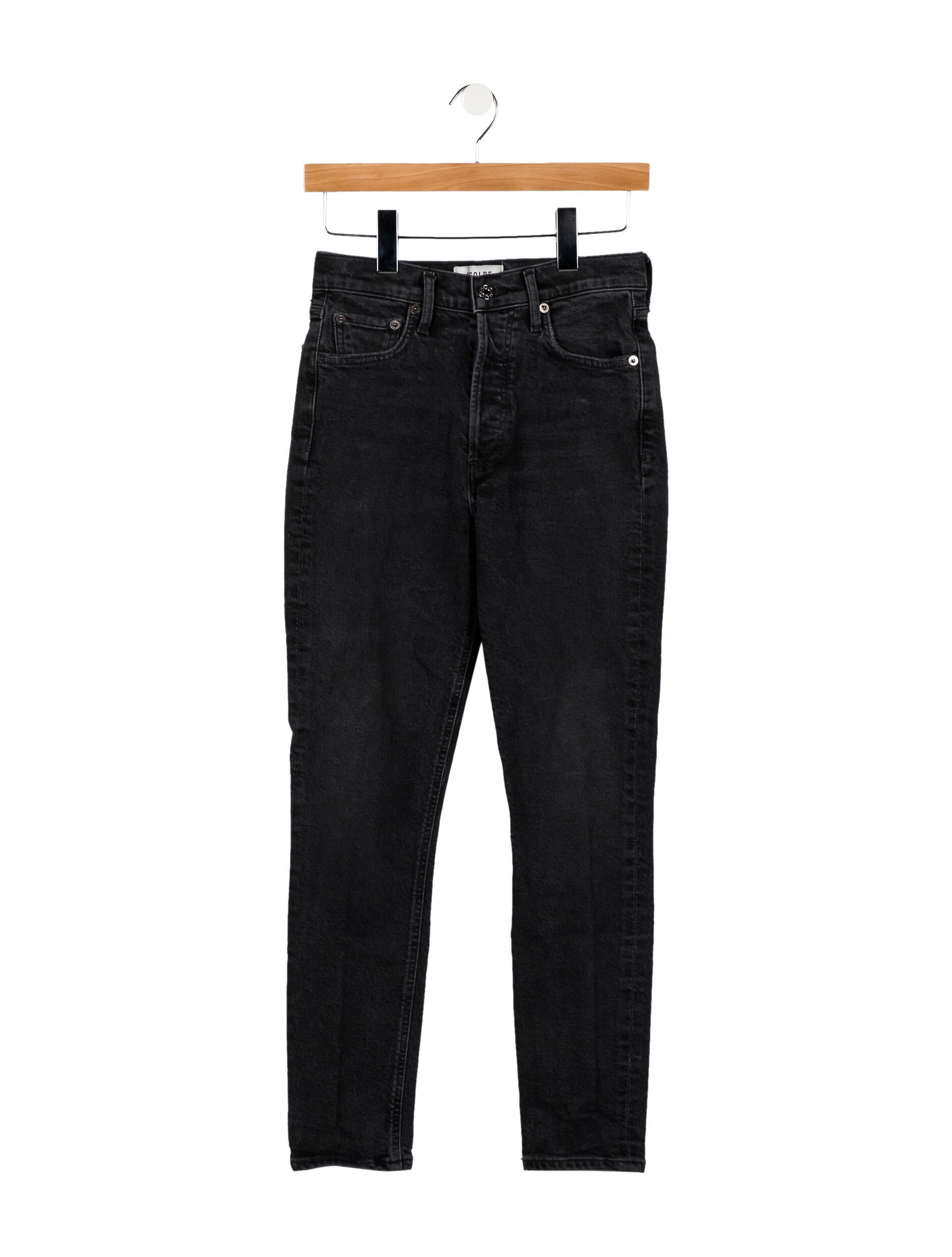 AGOLDE Mid-Rise Skinny Leg Jeans