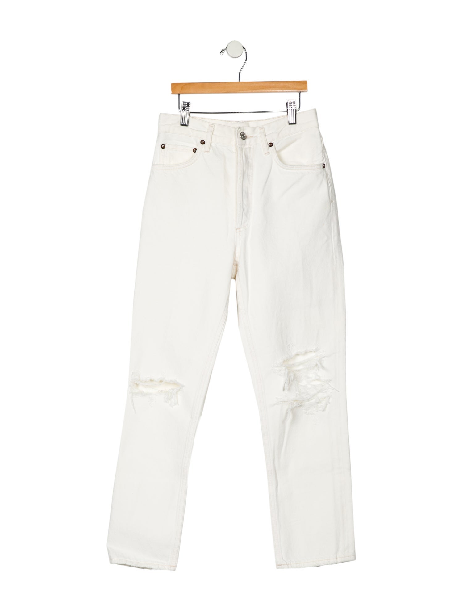 AGOLDE High-Rise Straight Leg Jeans