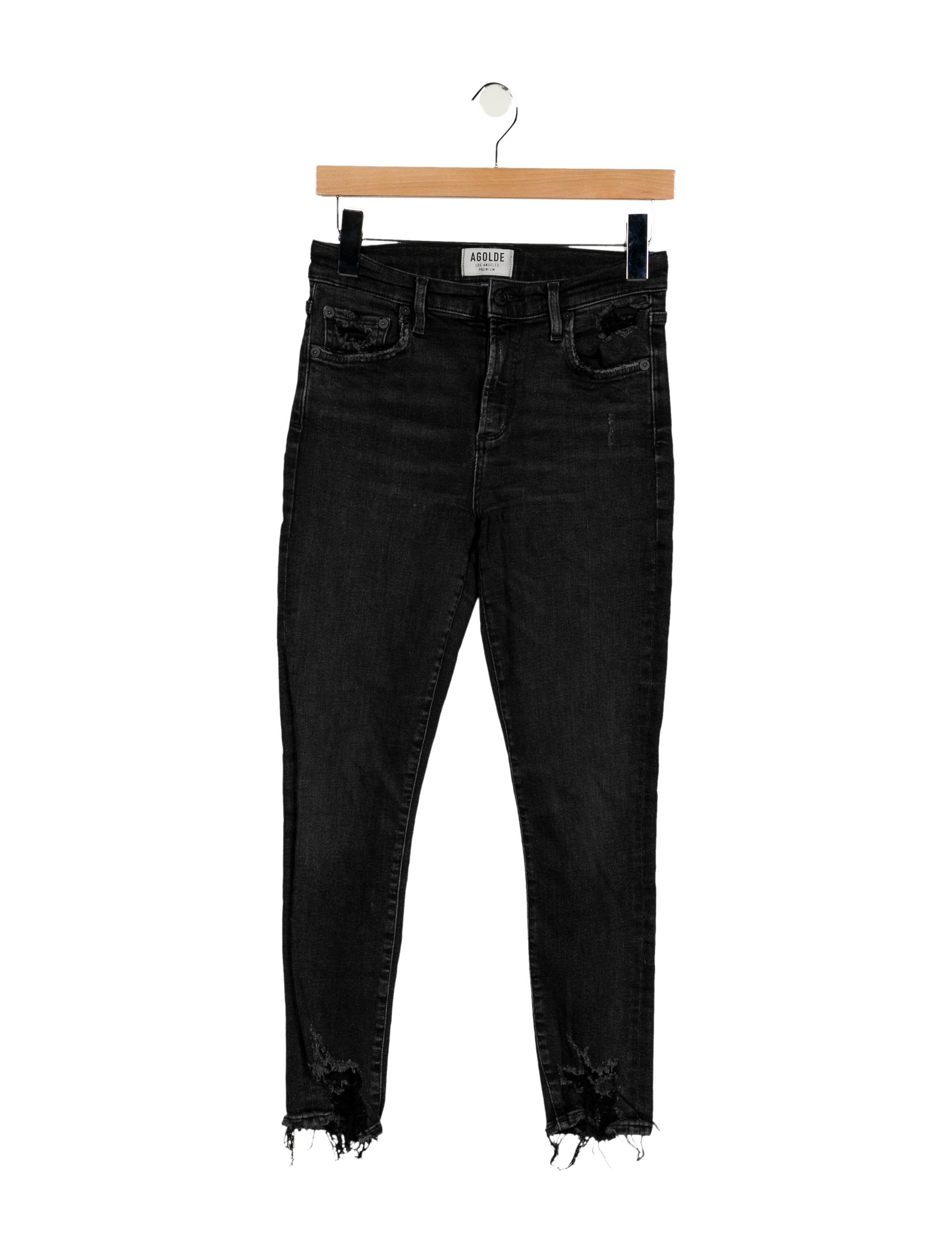 AGOLDE Mid-Rise Skinny Leg Jeans