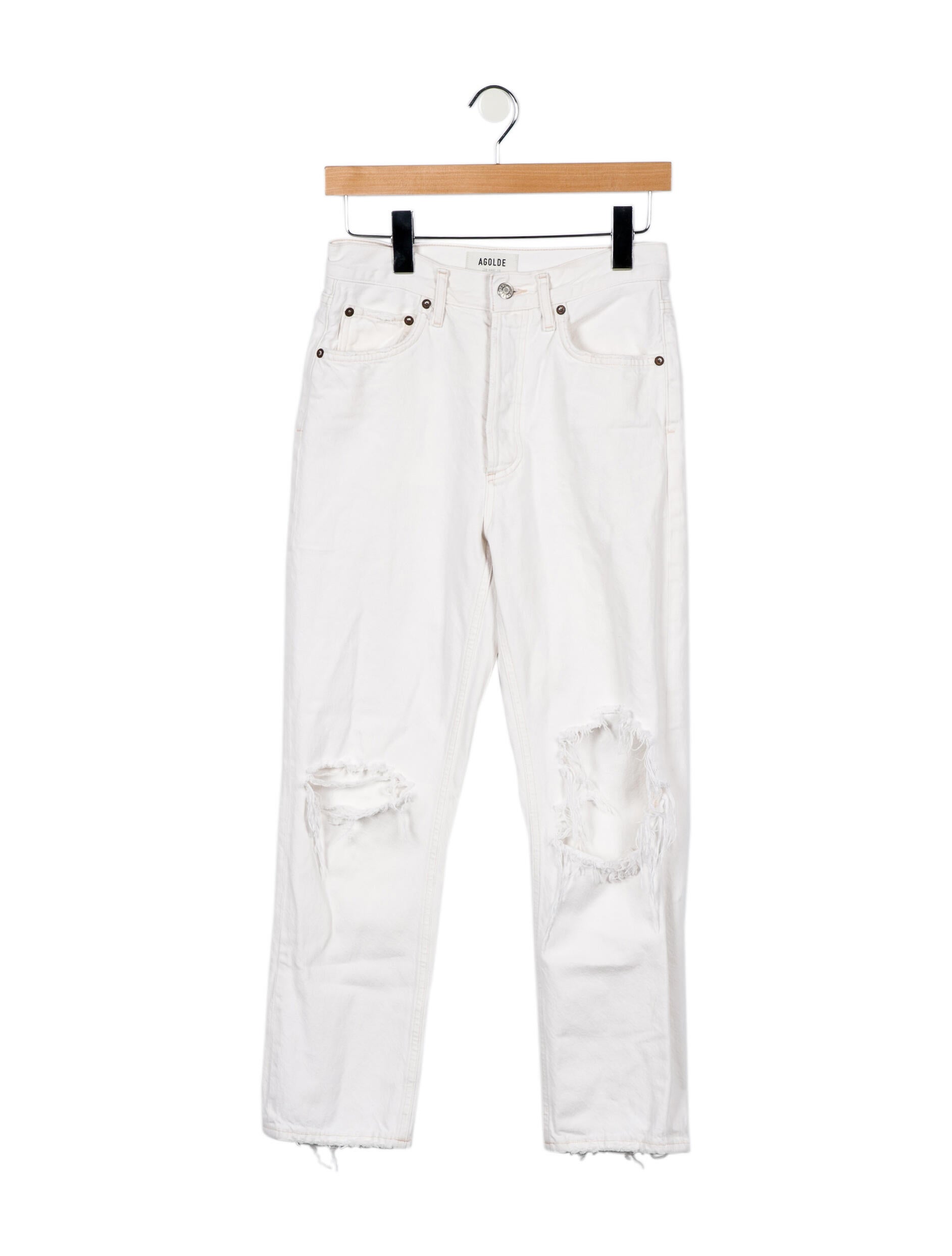 AGOLDE High-Rise Straight Leg Jeans