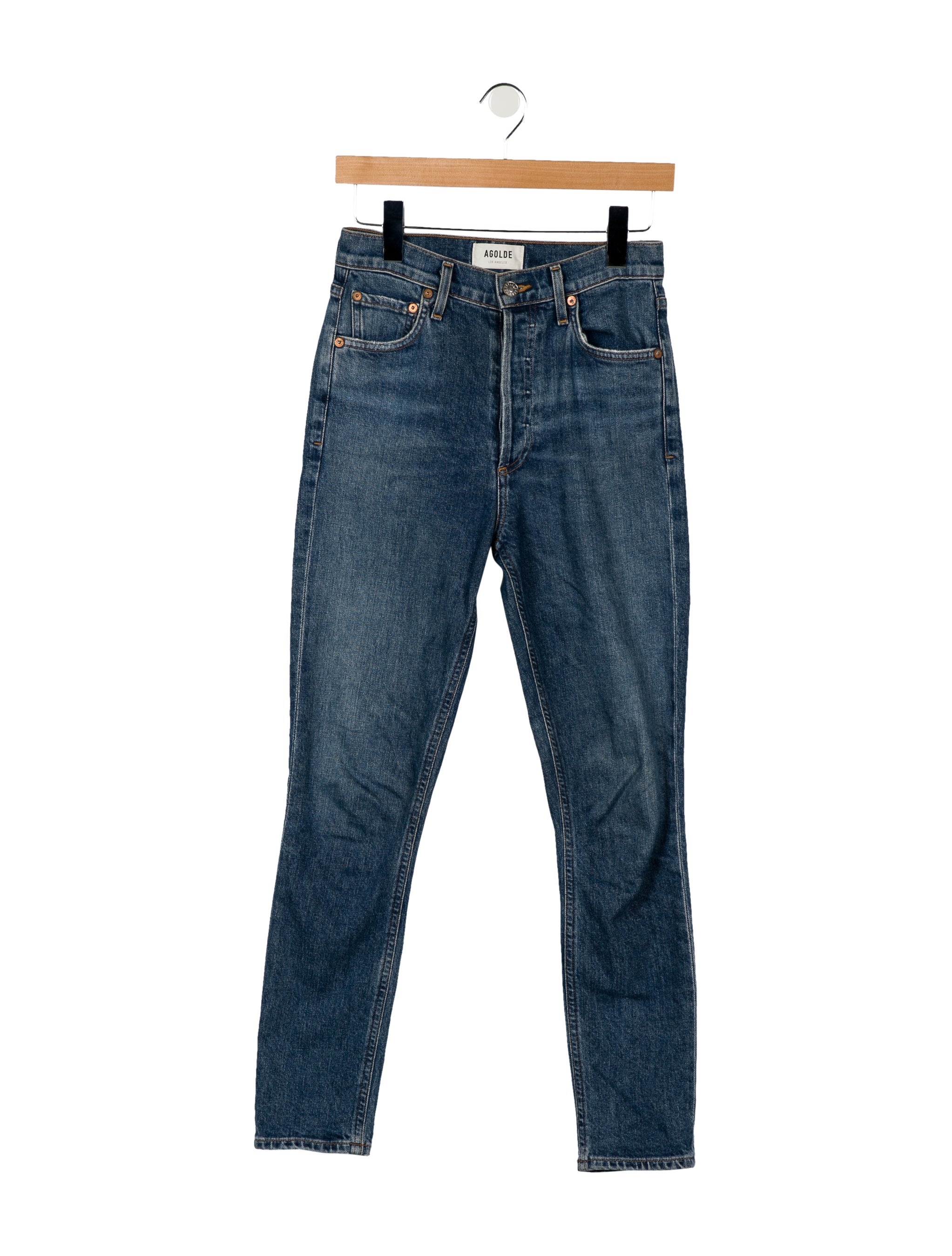 AGOLDE High-Rise Skinny Leg Jeans