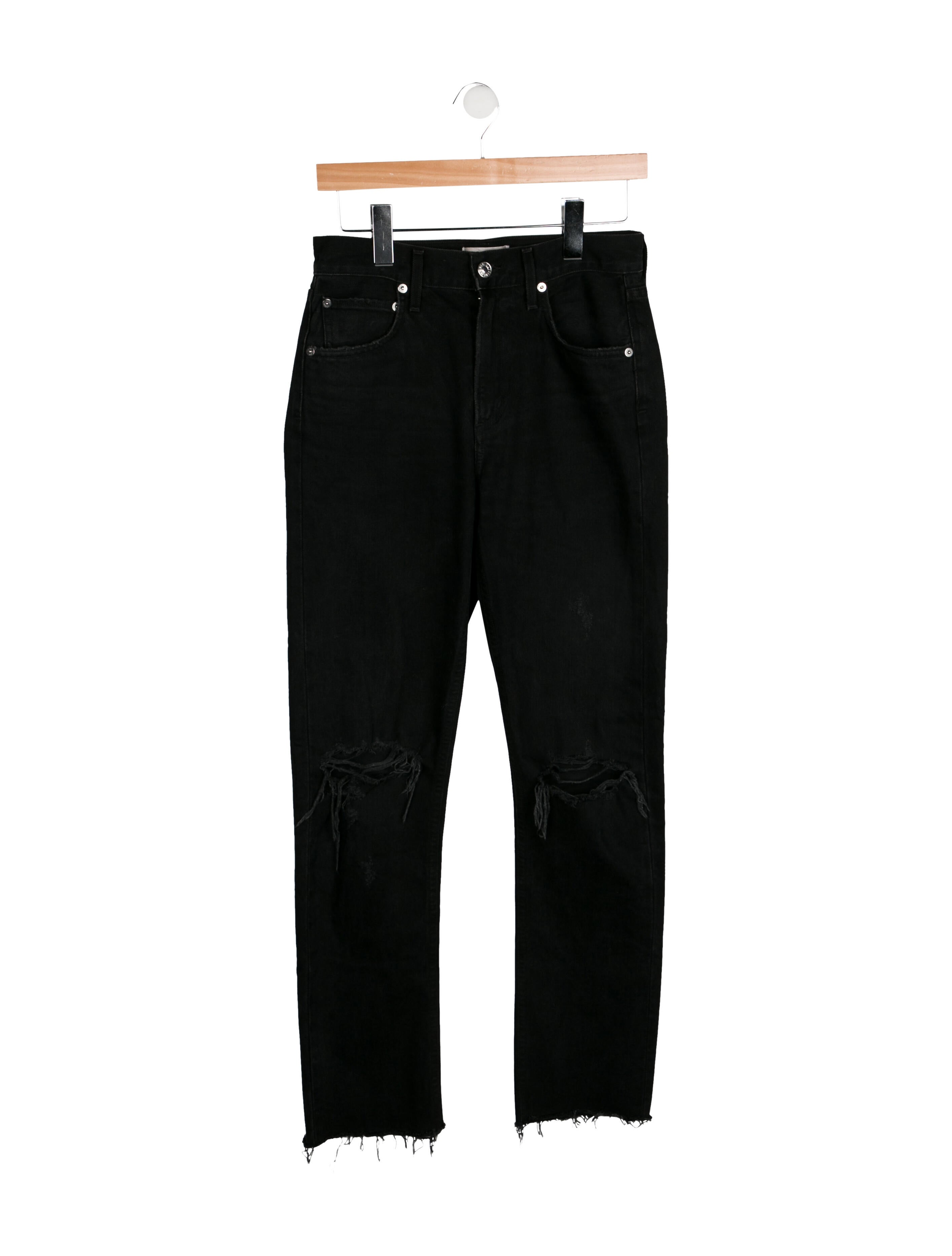 AGOLDE High-Rise Straight Leg Jeans