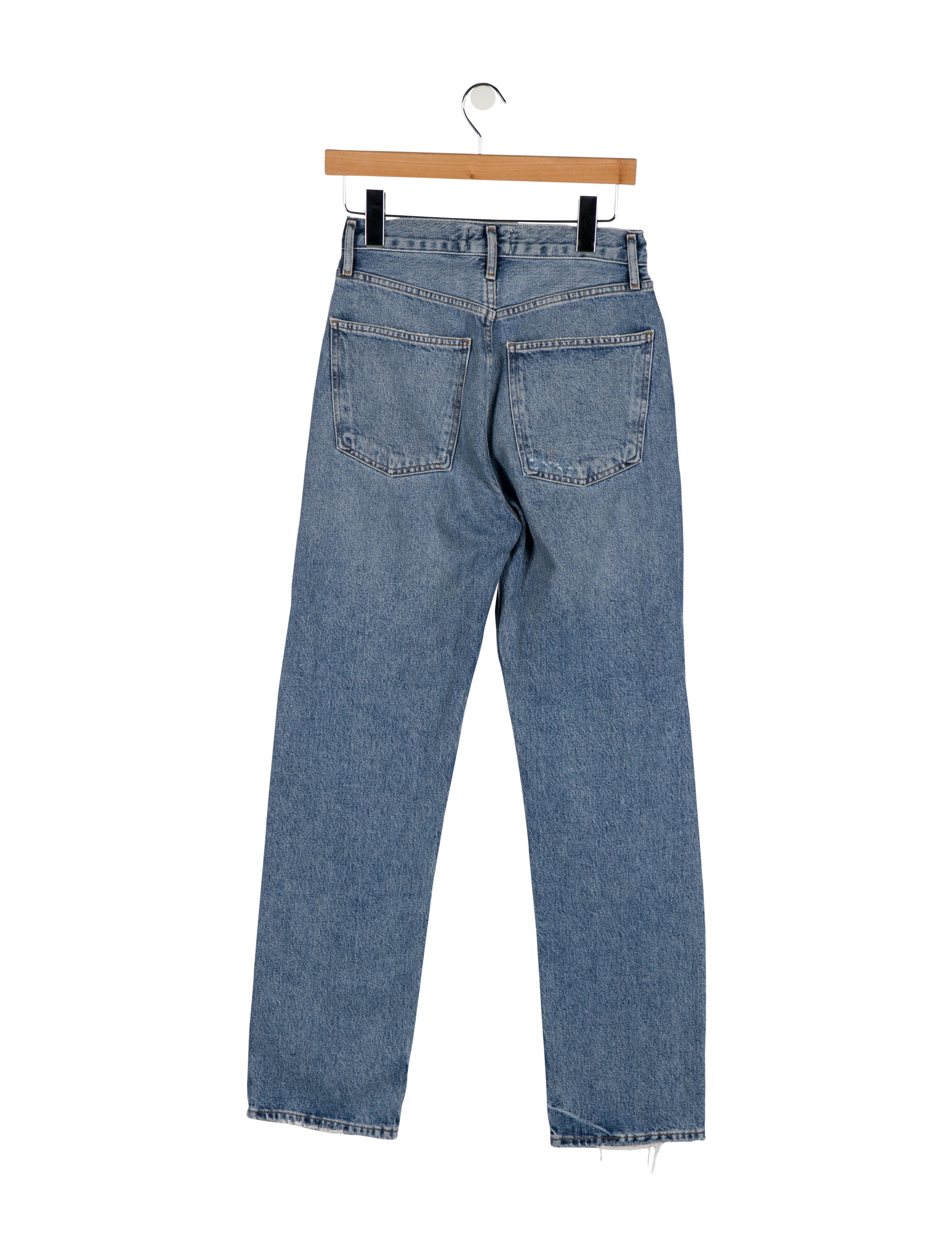 AGOLDE High-Rise Straight Leg Jeans