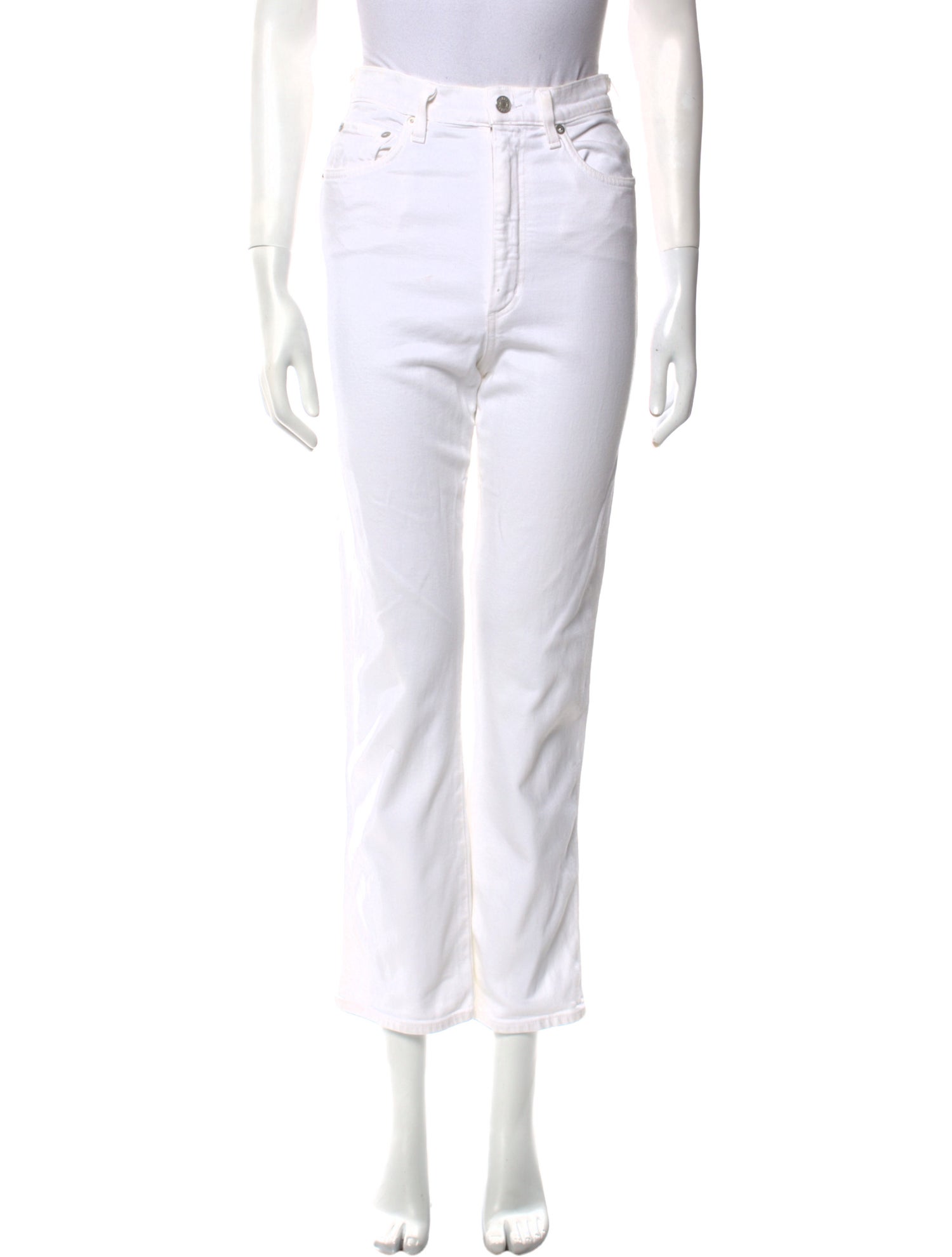 AGOLDE High-Rise Straight Leg Jeans