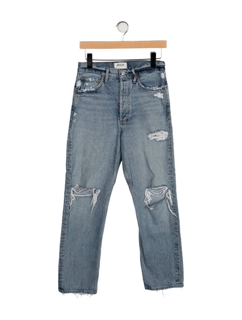 AGOLDE High-Rise Straight Leg Jeans