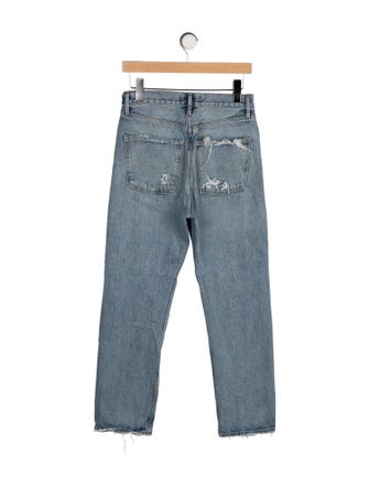 AGOLDE High-Rise Straight Leg Jeans