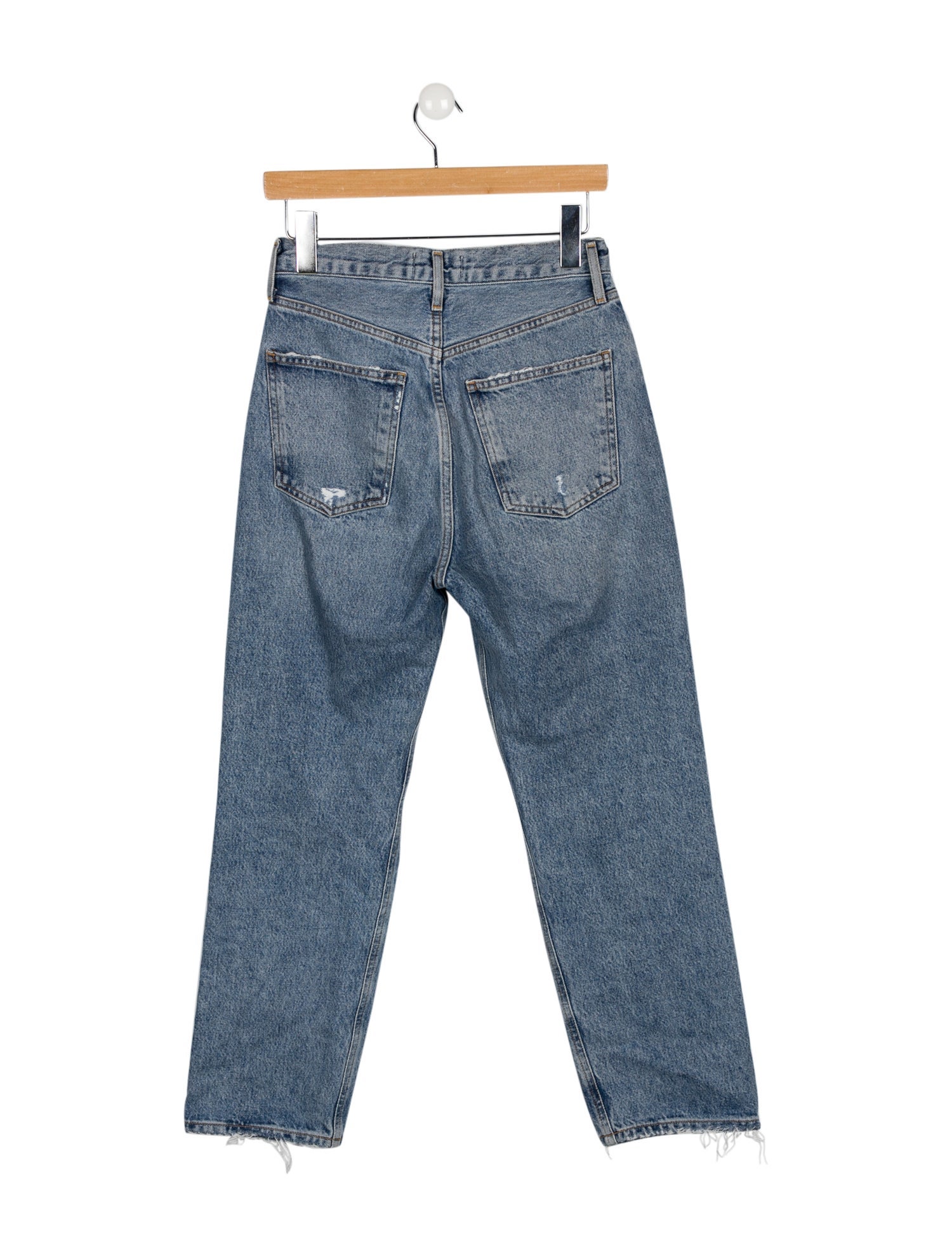 AGOLDE High-Rise Straight Leg Jeans