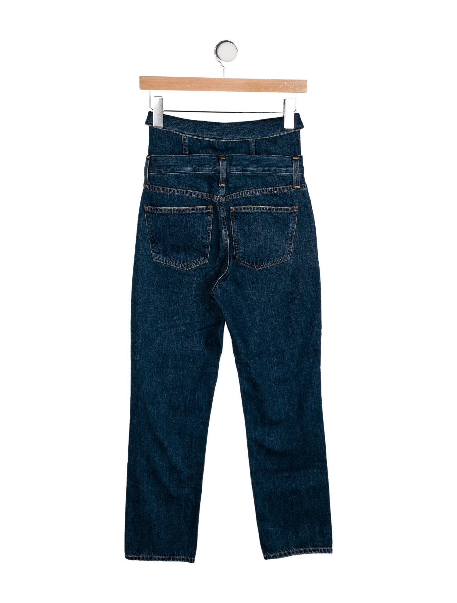 AGOLDE High-Rise Straight Leg Jeans