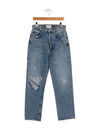 AGOLDE High-Rise Straight Leg Jeans