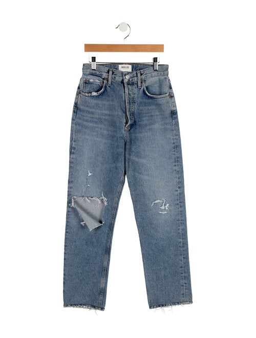AGOLDE High-Rise Straight Leg Jeans