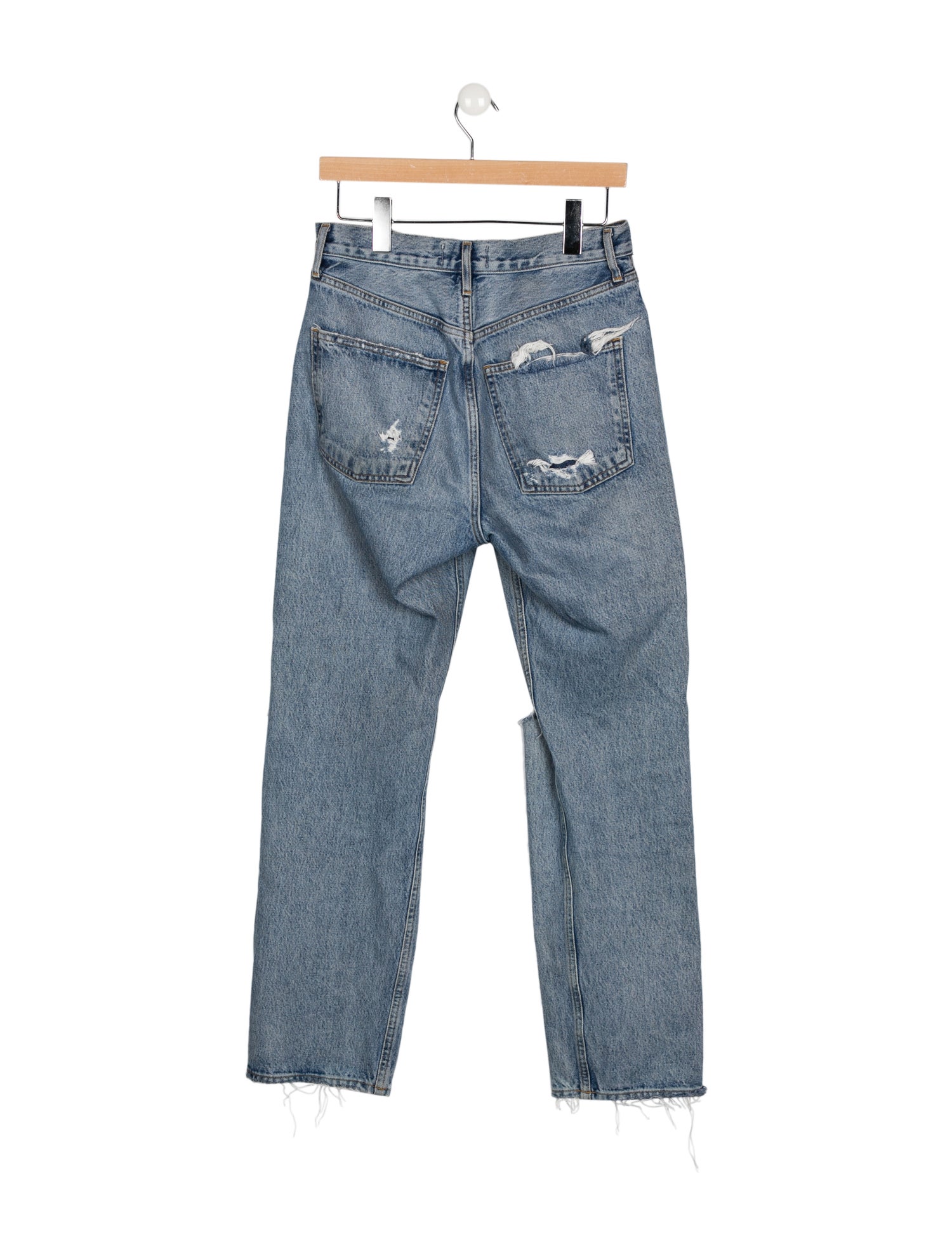 AGOLDE High-Rise Straight Leg Jeans