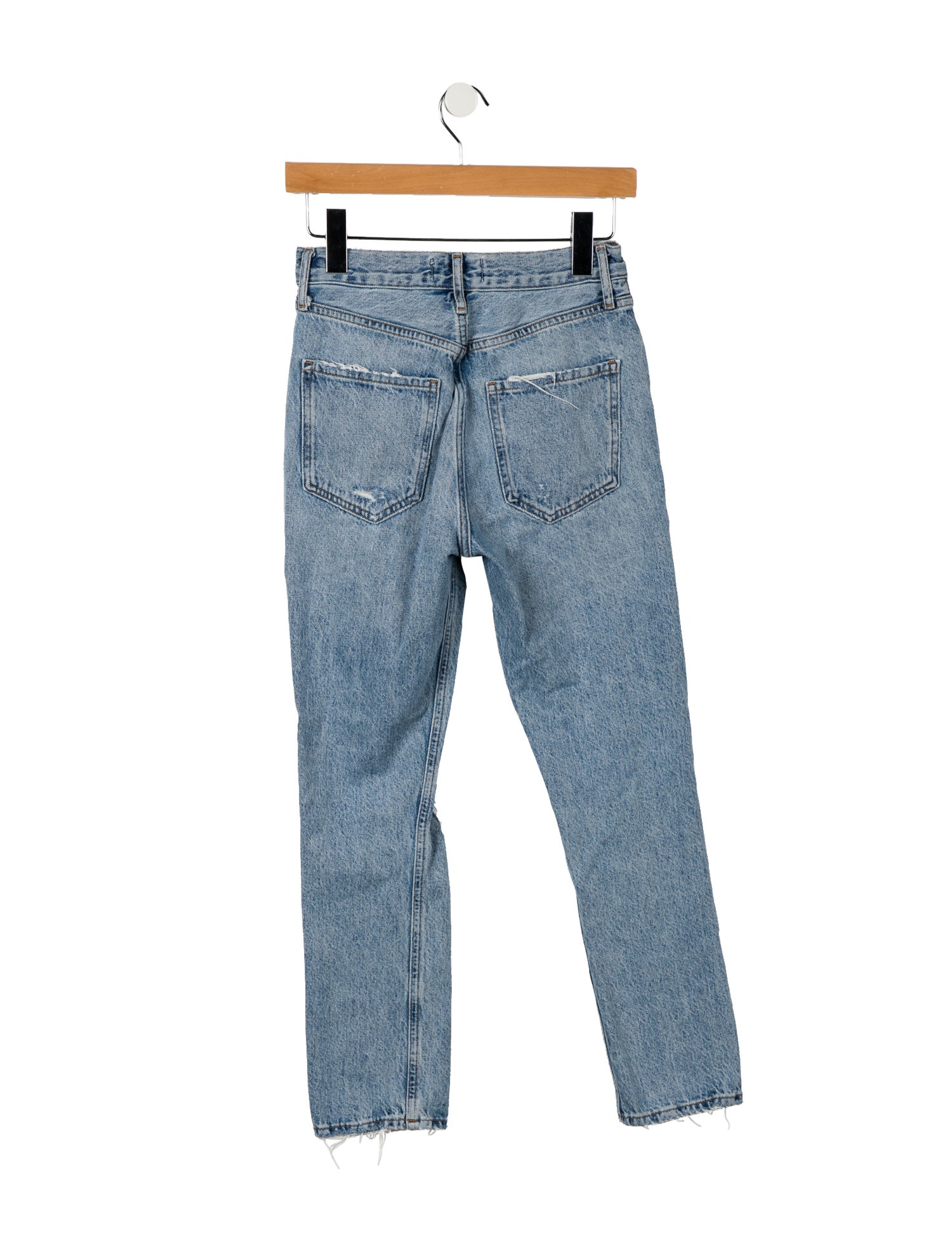 AGOLDE High-Rise Straight Leg Jeans