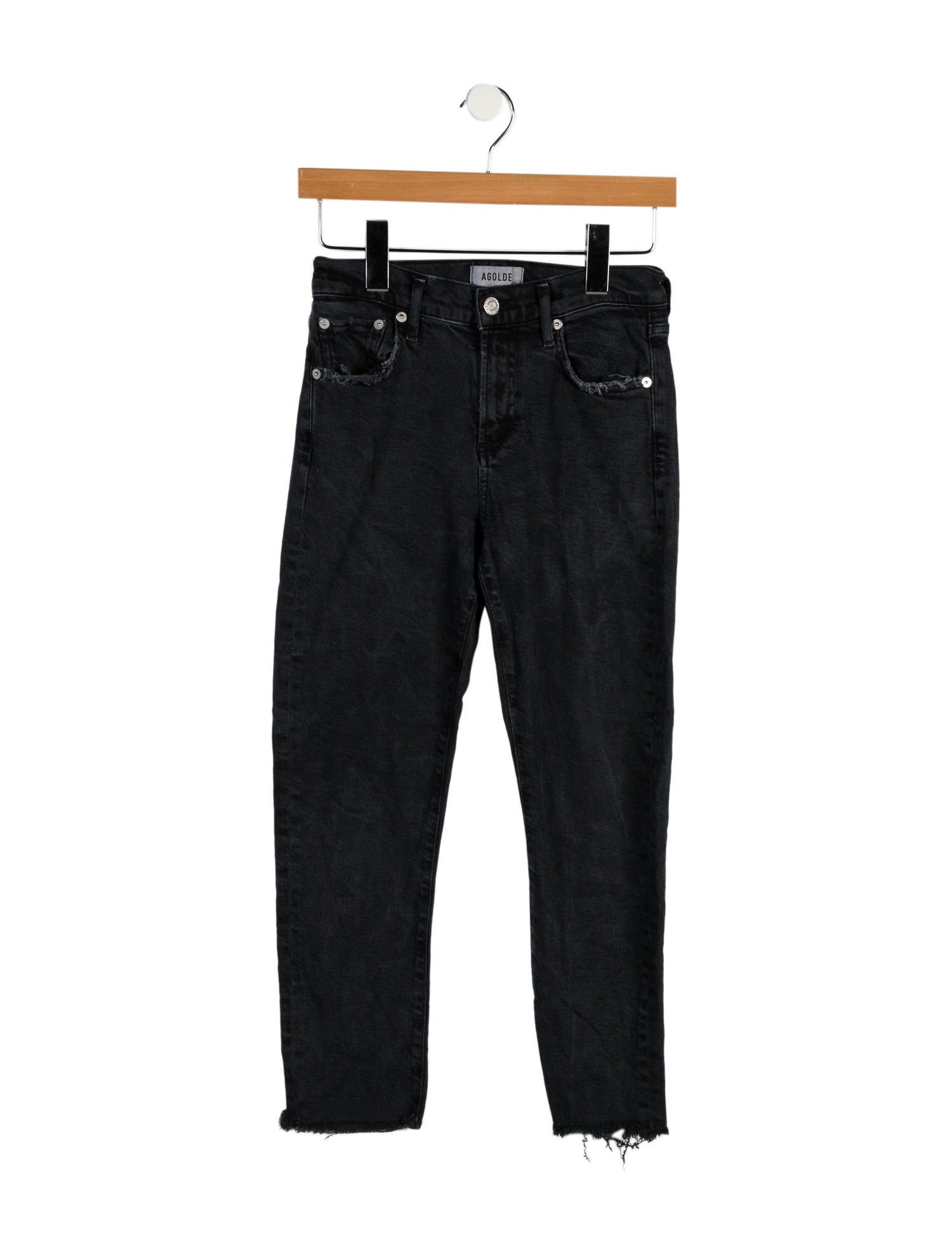 AGOLDE Mid-Rise Skinny Leg Jeans