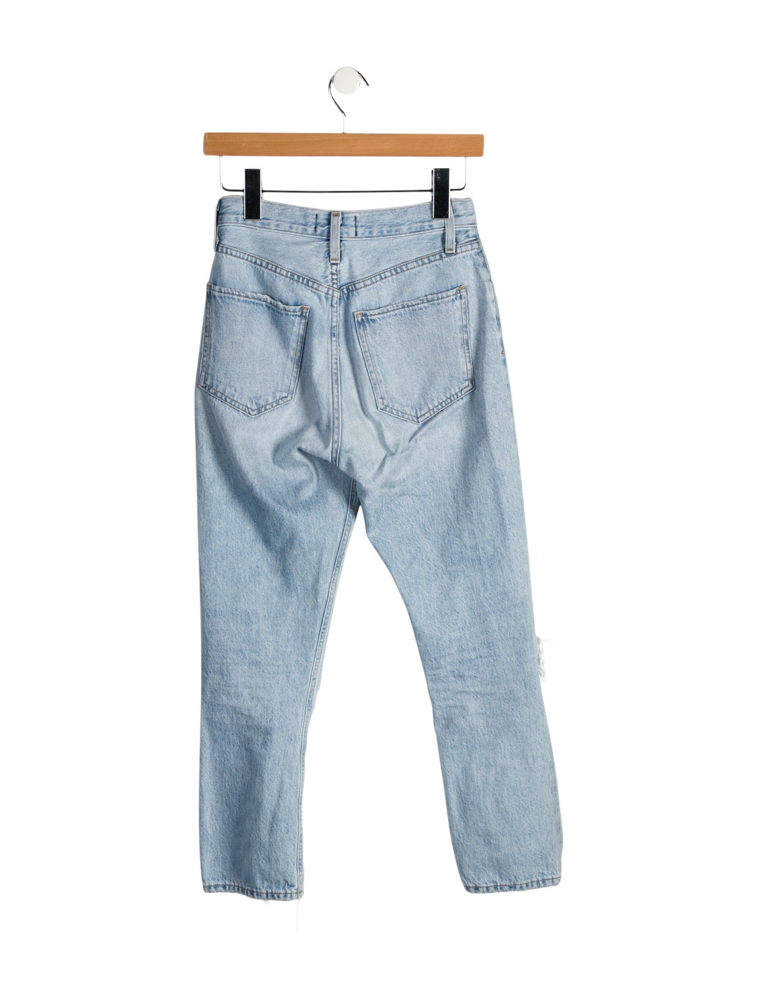 AGOLDE High-Rise Straight Leg Jeans