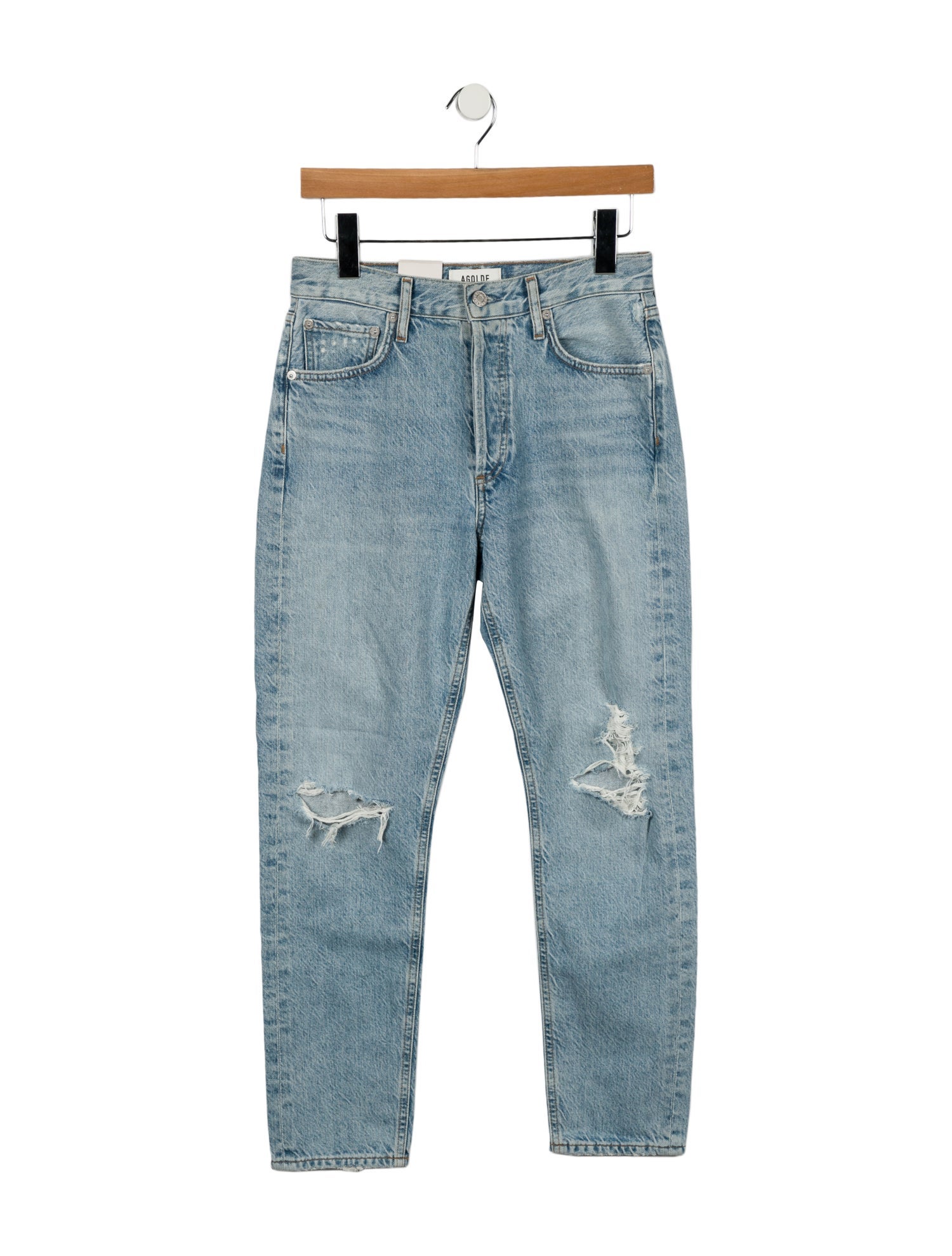 AGOLDE High-Rise Straight Leg Jeans