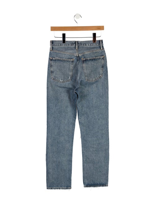 AGOLDE High-Rise Straight Leg Jeans
