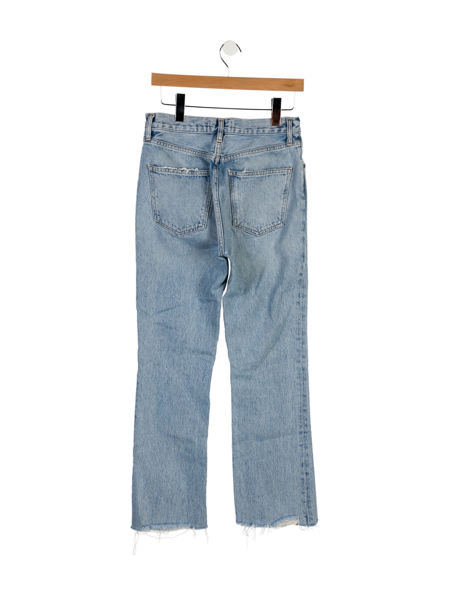 AGOLDE High-Rise Straight Leg Jeans
