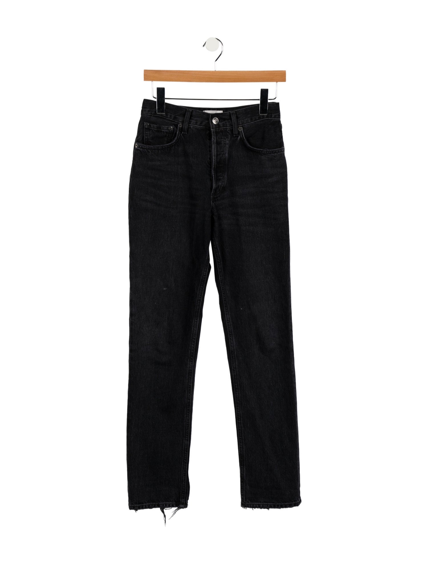 AGOLDE High-Rise Straight Leg Jeans