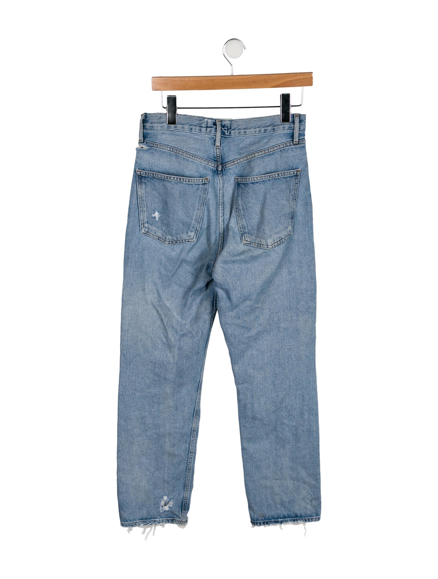 AGOLDE High-Rise Straight Leg Jeans