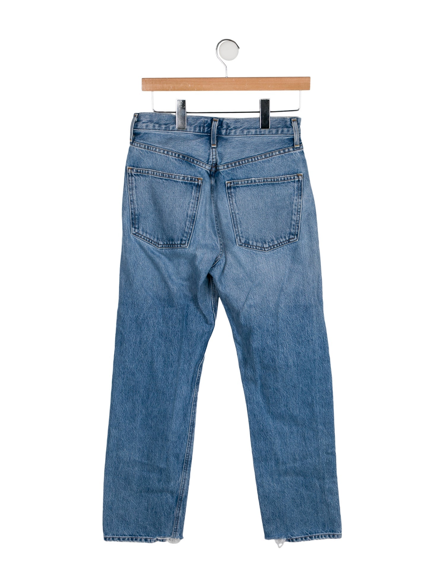 AGOLDE High-Rise Straight Leg Jeans