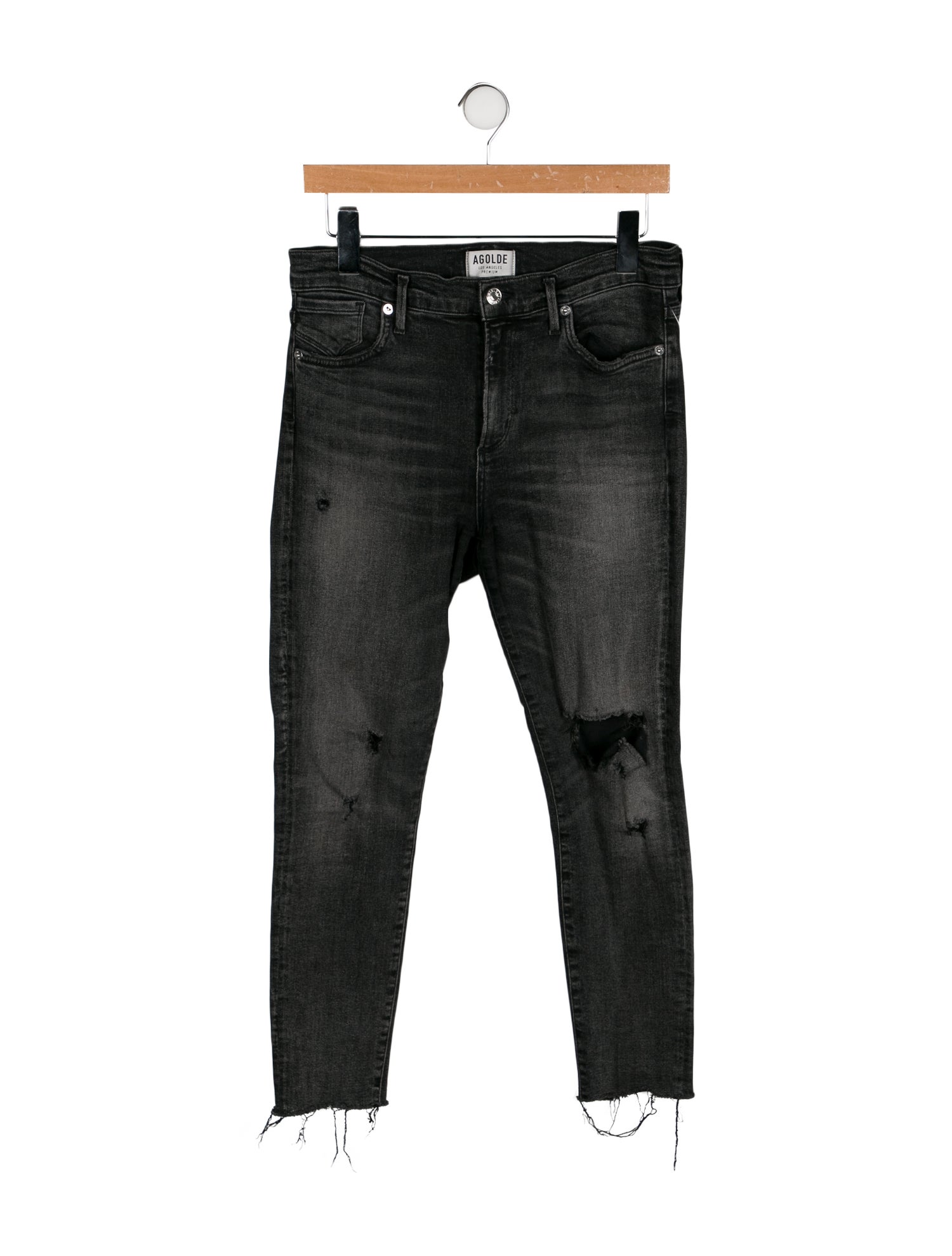 AGOLDE Mid-Rise Skinny Leg Jeans