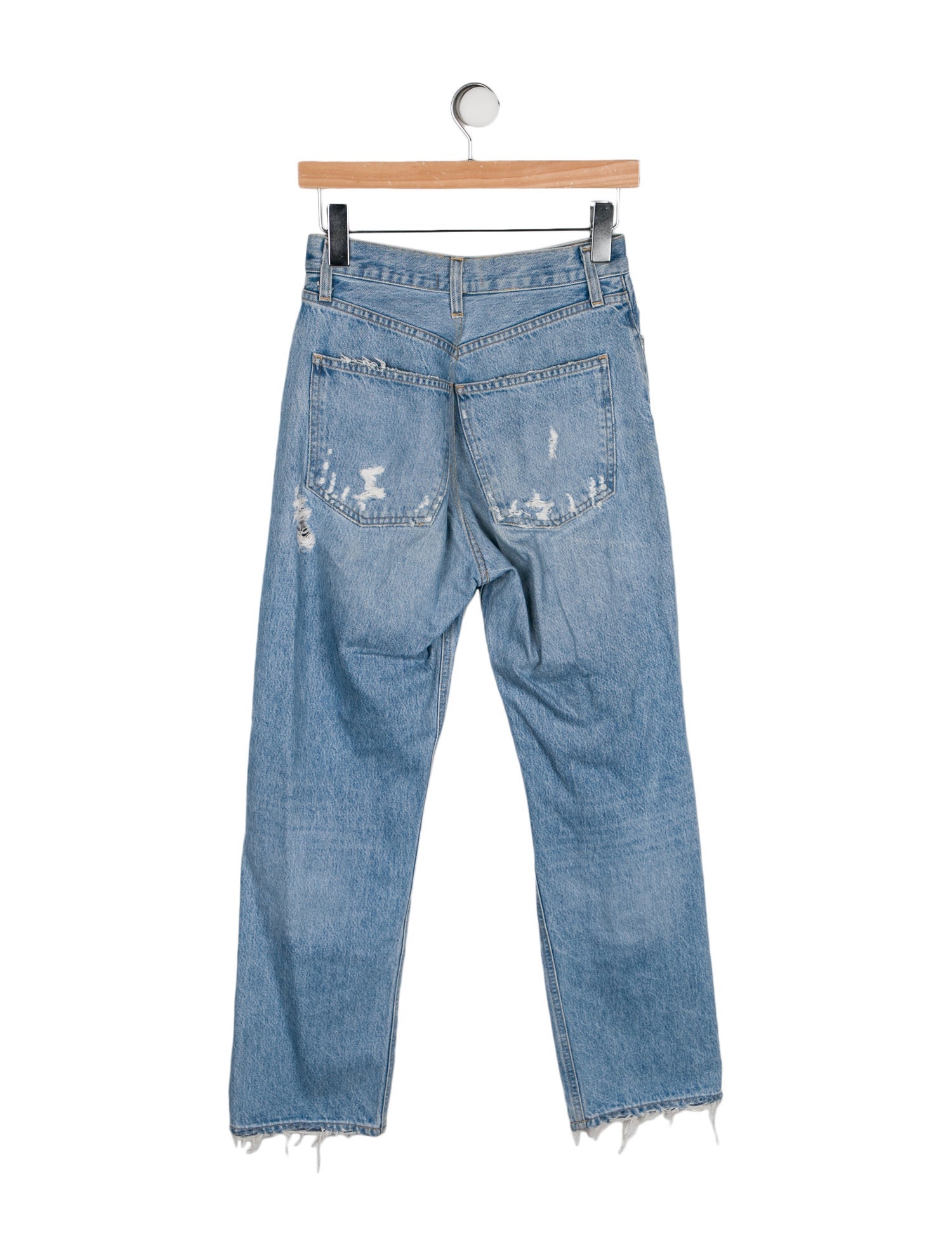 AGOLDE High-Rise Straight Leg Jeans