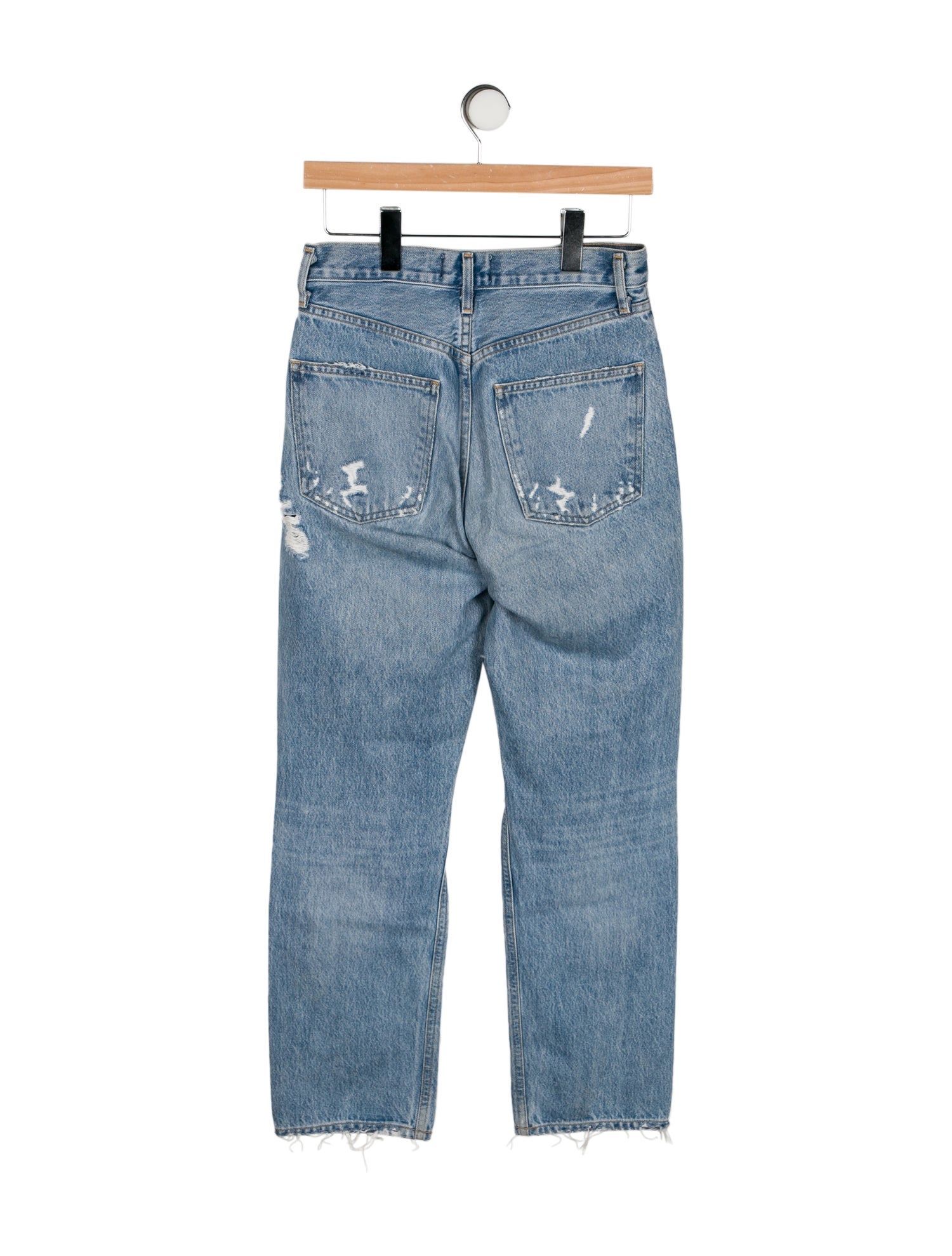 AGOLDE High-Rise Straight Leg Jeans