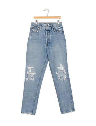 AGOLDE High-Rise Straight Leg Jeans
