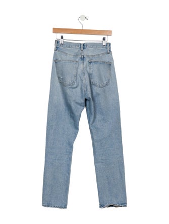 AGOLDE High-Rise Straight Leg Jeans