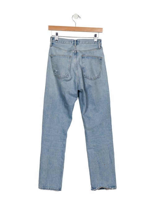 AGOLDE High-Rise Straight Leg Jeans