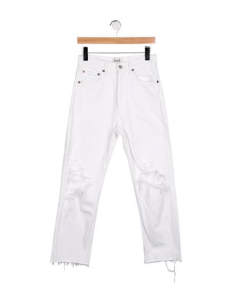 AGOLDE High-Rise Straight Leg Jeans