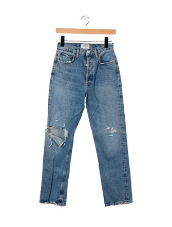 AGOLDE High-Rise Straight Leg Jeans