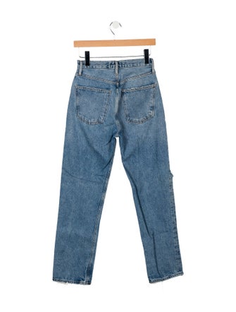 AGOLDE High-Rise Straight Leg Jeans