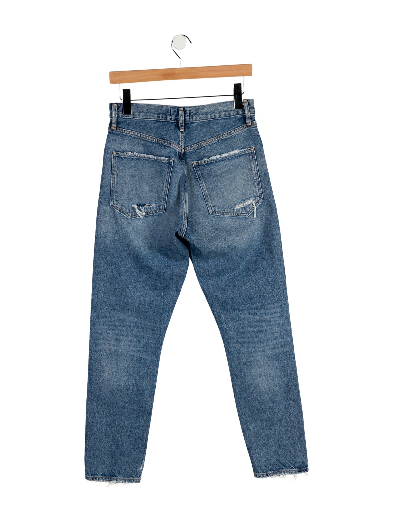 AGOLDE High-Rise Straight Leg Jeans