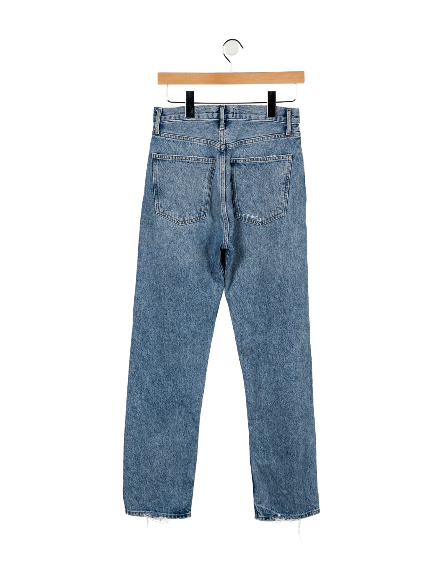 AGOLDE High-Rise Straight Leg Jeans