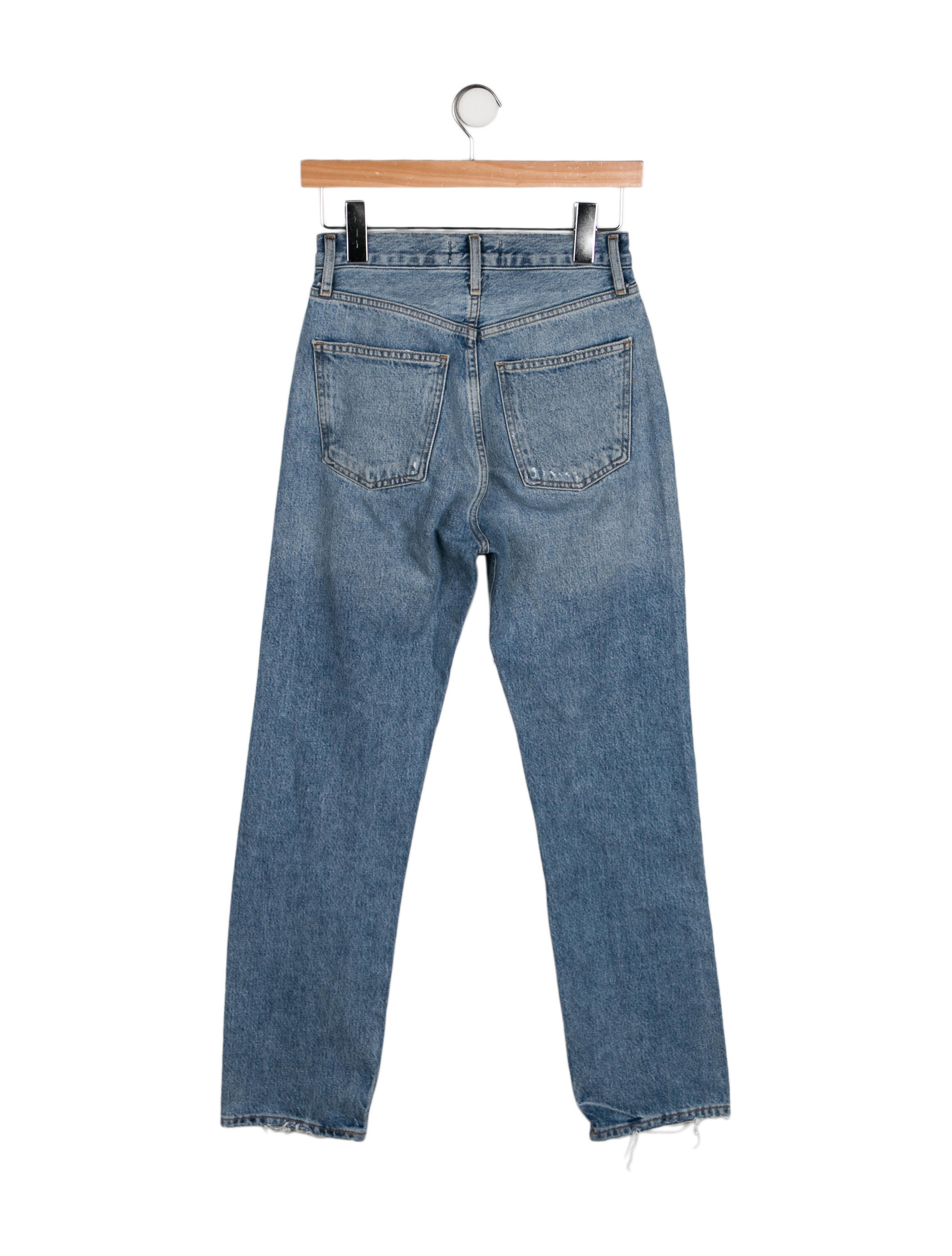 AGOLDE High-Rise Straight Leg Jeans