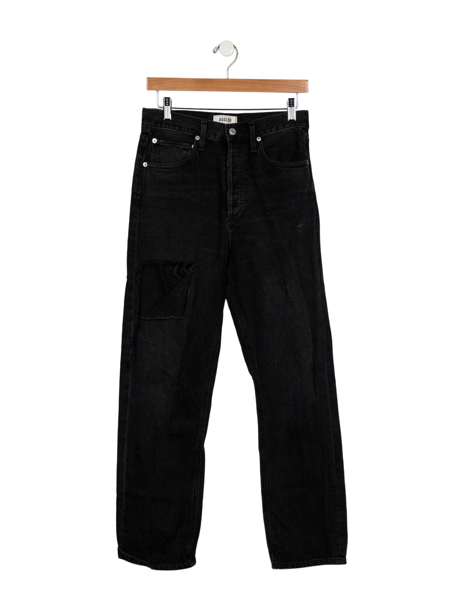 AGOLDE High-Rise Straight Leg Jeans