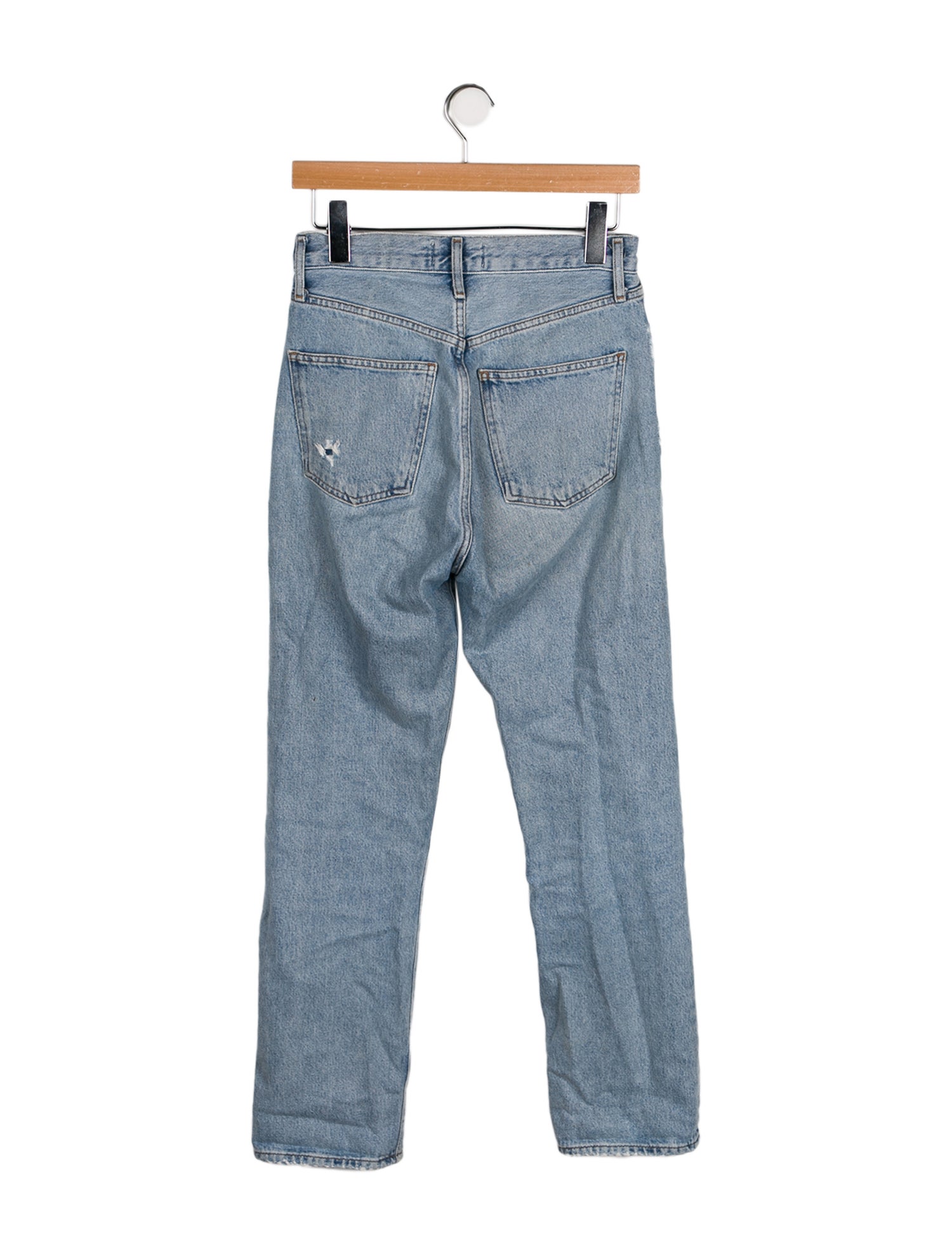 AGOLDE High-Rise Straight Leg Jeans