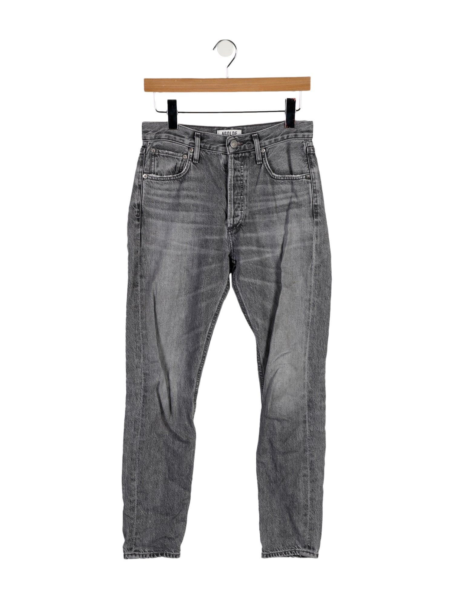 AGOLDE Mid-Rise Skinny Leg Jeans