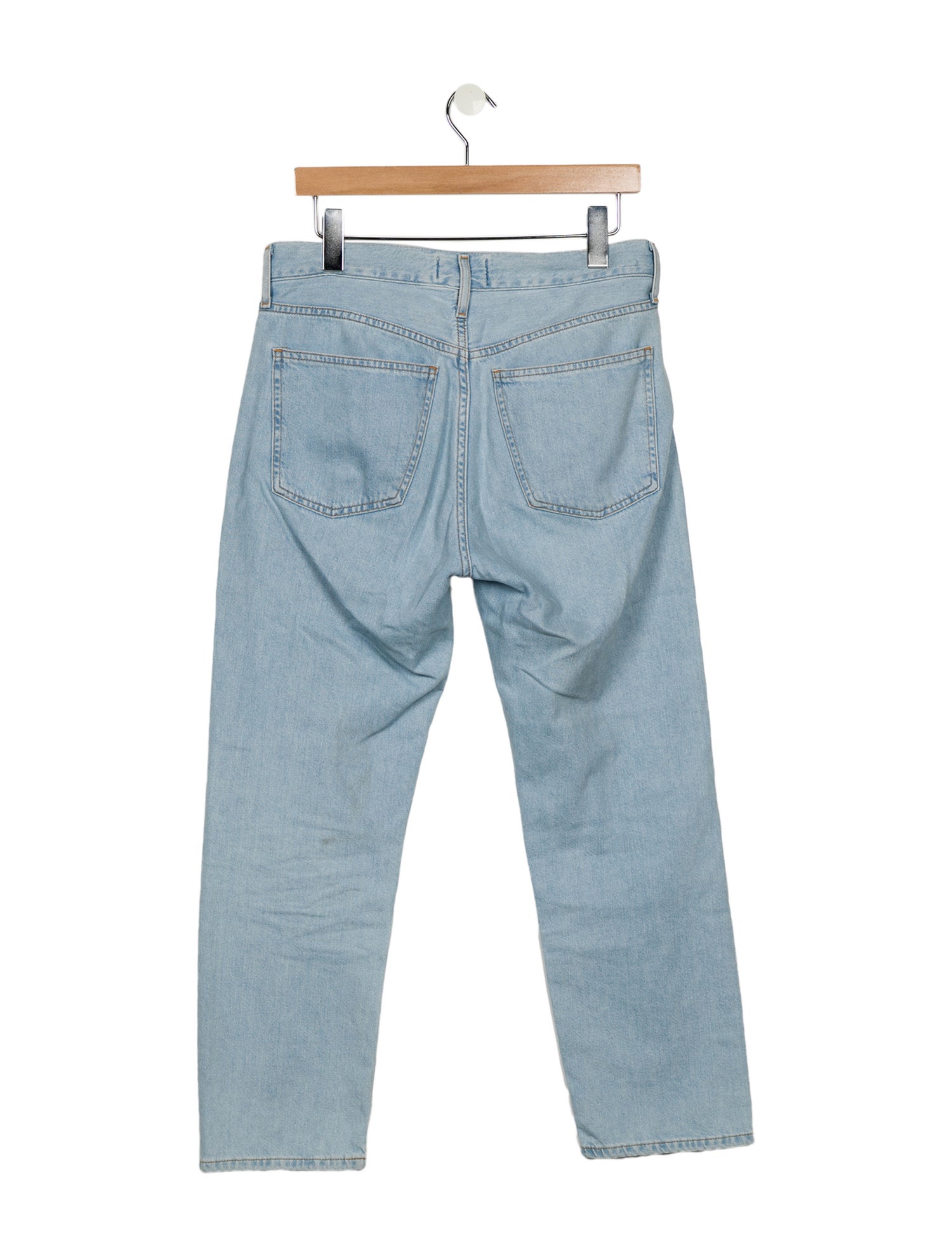 AGOLDE High-Rise Straight Leg Jeans