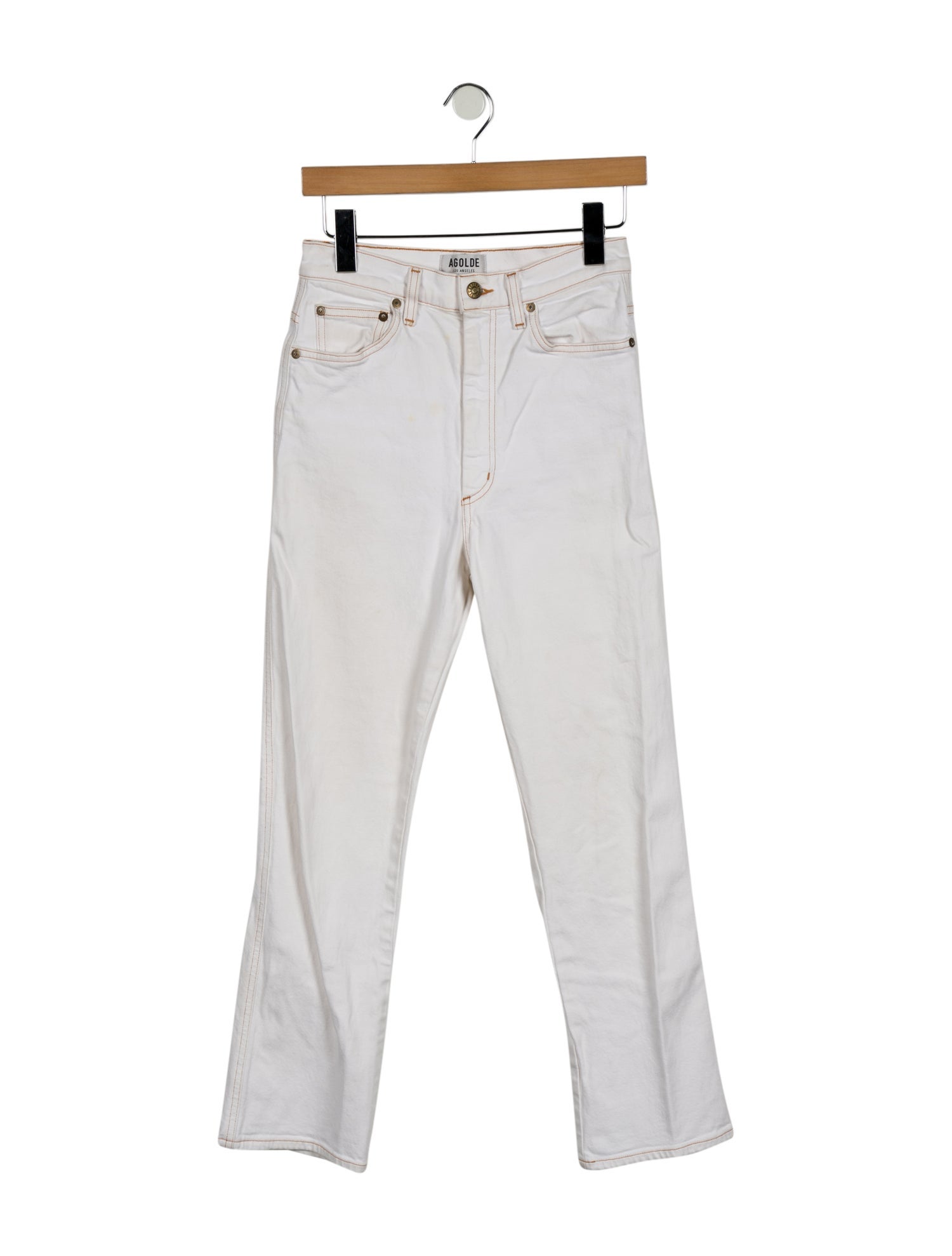 AGOLDE High-Rise Straight Leg Jeans