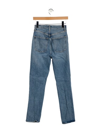 AGOLDE High-Rise Straight Leg Jeans