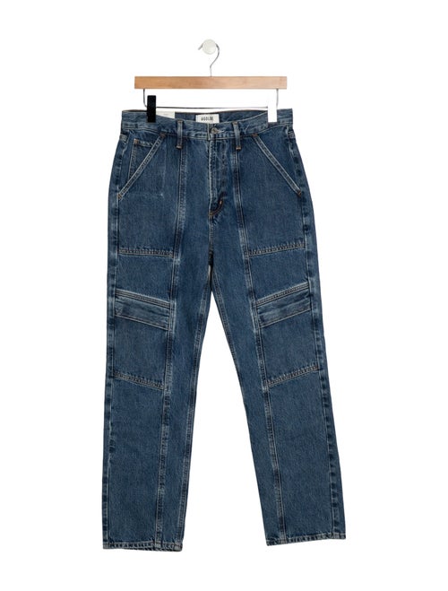 AGOLDE High-Rise Straight Leg Jeans
