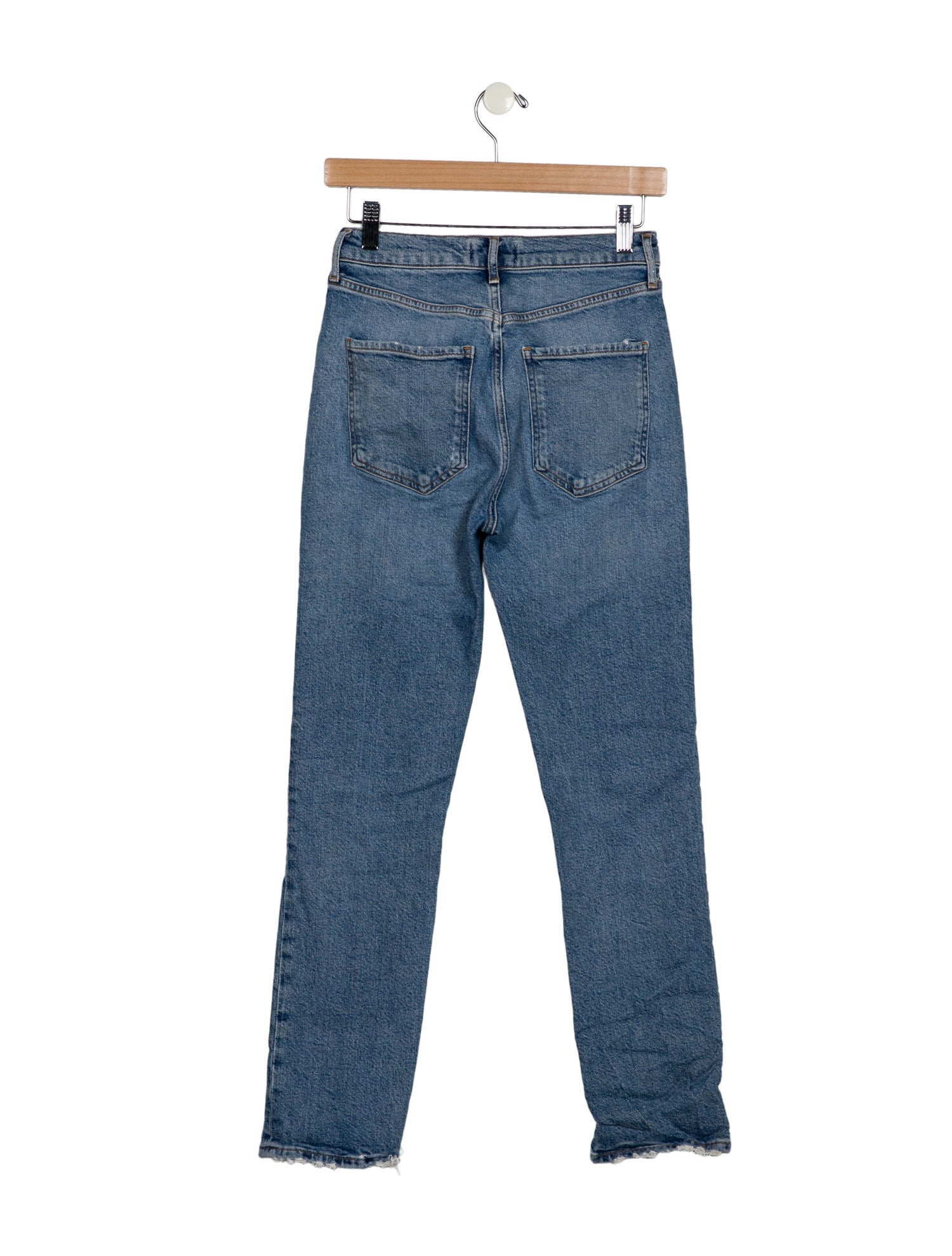 AGOLDE High-Rise Straight Leg Jeans