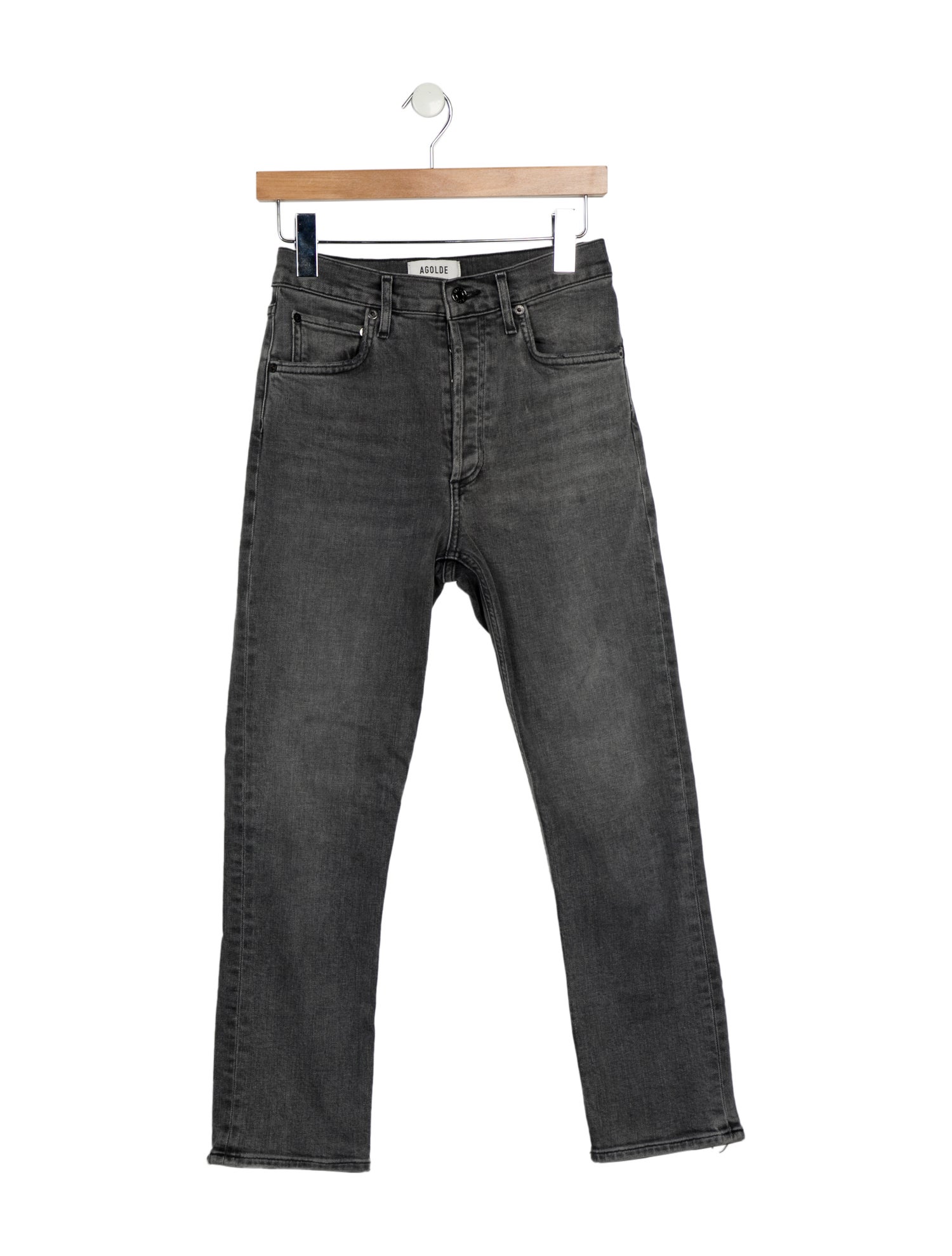 AGOLDE High-Rise Straight Leg Jeans