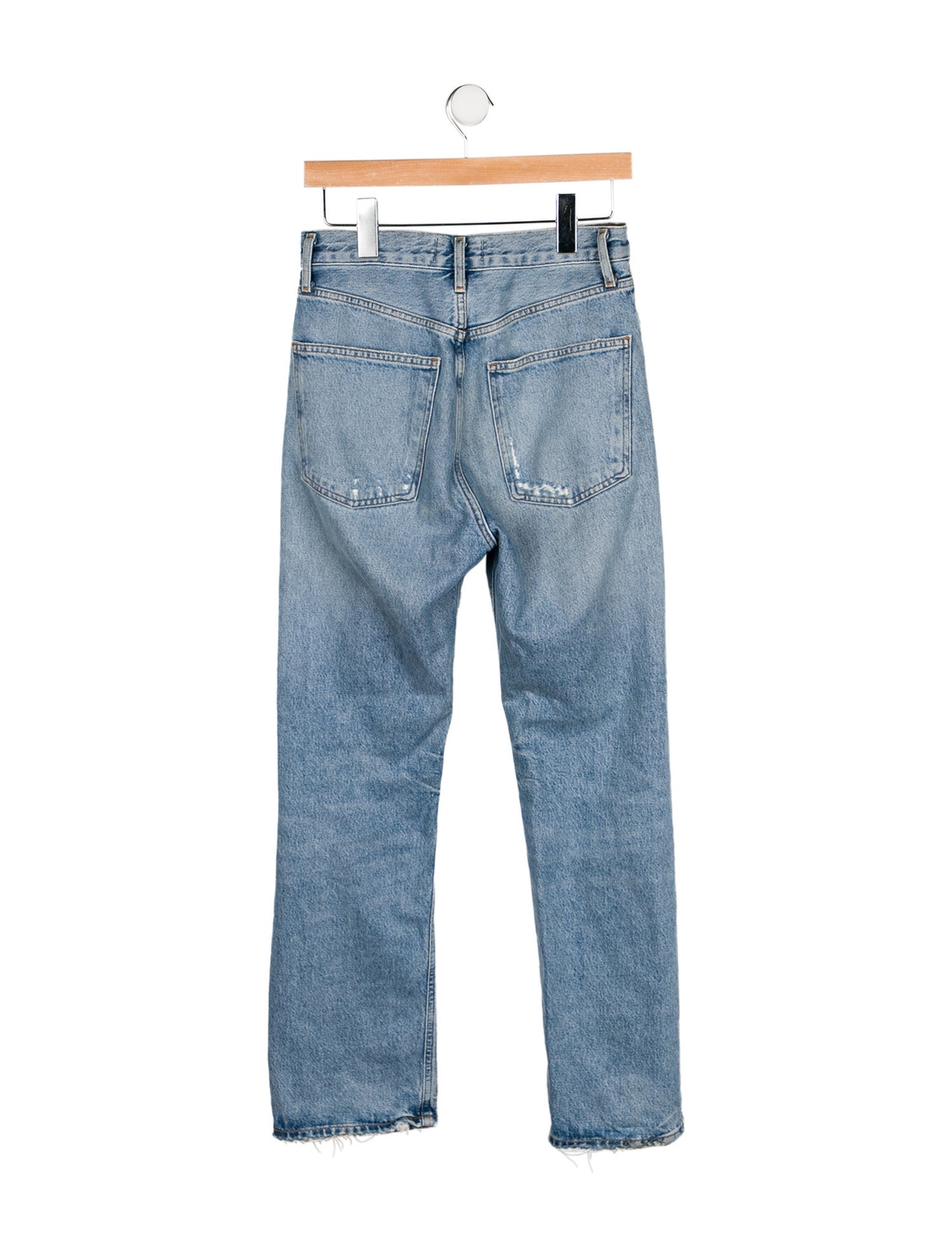 AGOLDE High-Rise Straight Leg Jeans