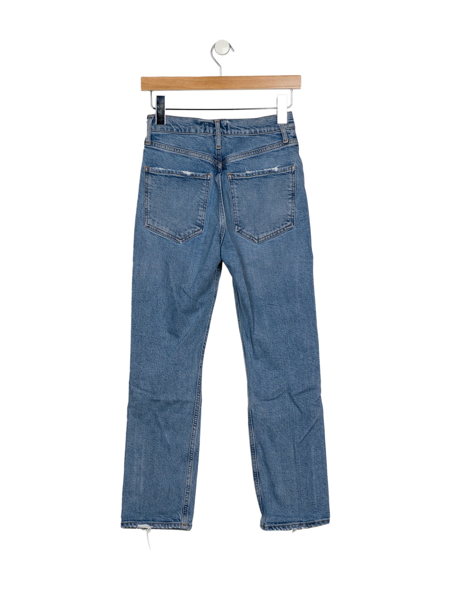 AGOLDE High-Rise Straight Leg Jeans