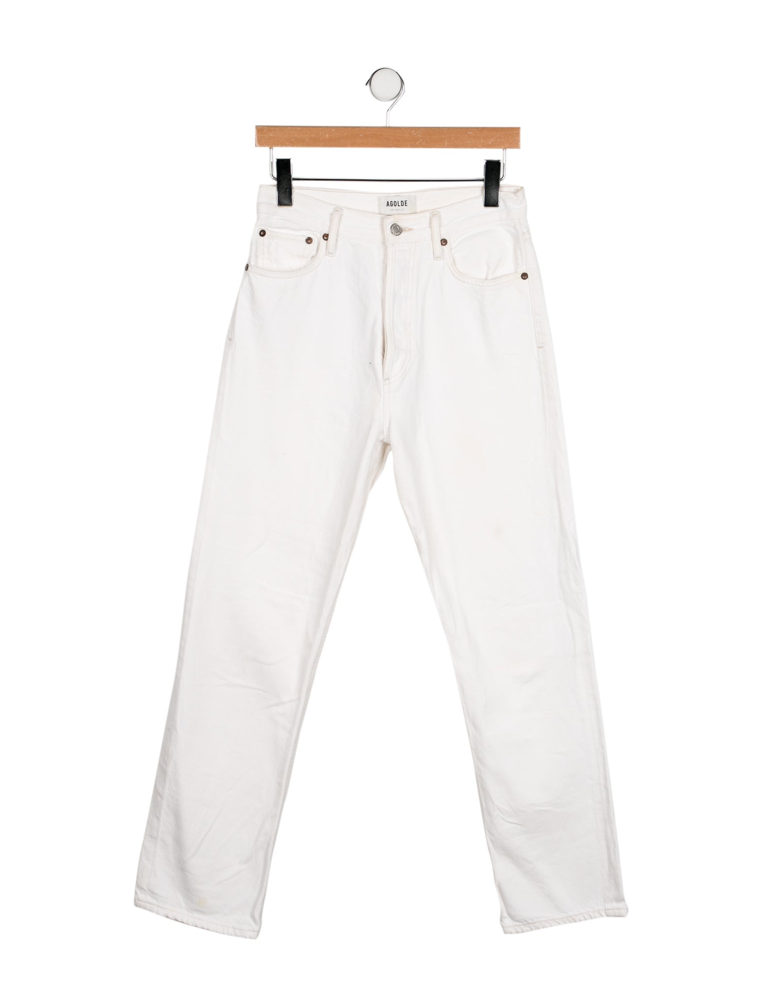 AGOLDE High-Rise Straight Leg Jeans