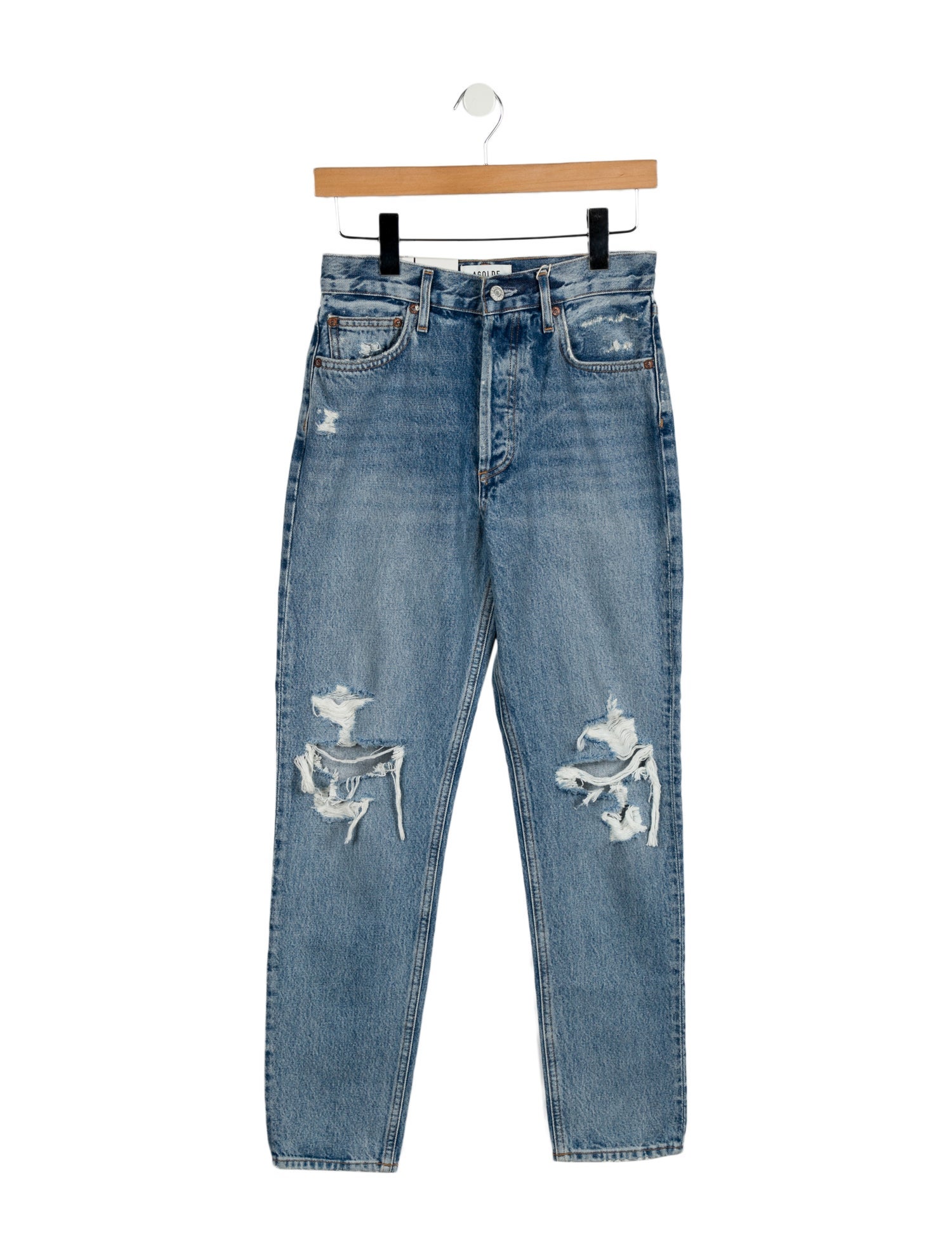 AGOLDE High-Rise Skinny Leg Jeans