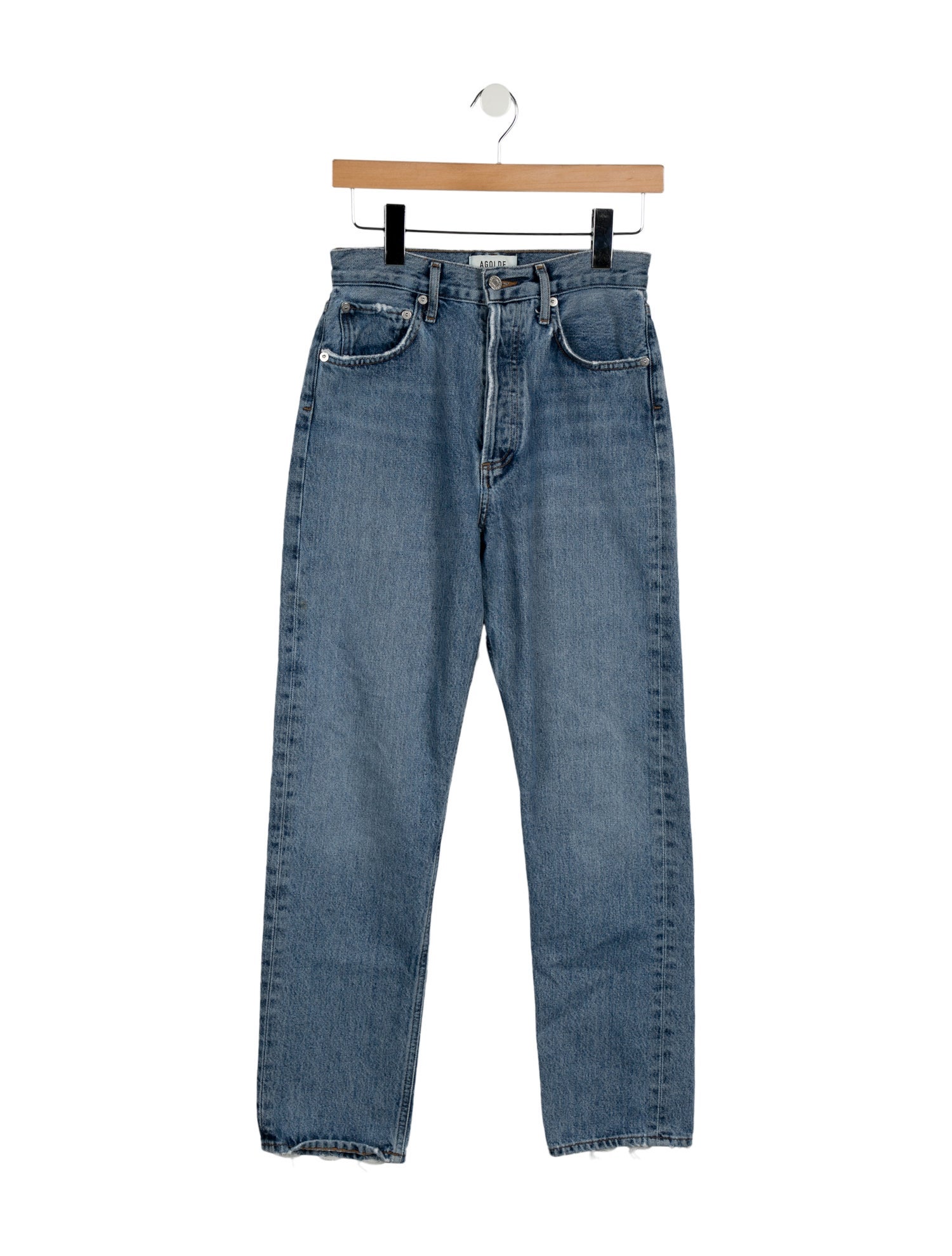 AGOLDE High-Rise Straight Leg Jeans